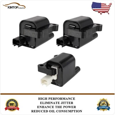 3 Ignition Coils Set For Mitsubishi Montero Sport 1999-2004 3.5L 1997-2003 3.0L - Image 1 of 4