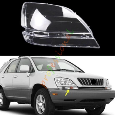 For Lexus RX300 1999-2003 Right Side Headlight Clear Lens Cover Replace+Sealant - Image 1 of 4