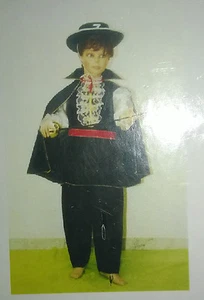 Costume Di Carnevale Per Bambino " ZORRO " Anni 6-7/Misura 2° - Foto 1 di 1