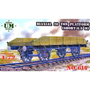 UMT 614 Plastica model kit scala 1:72 piattaforma biassiale 20 ton - modelli Ucraina - Foto 1 di 24