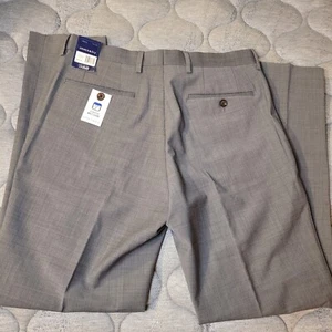 PANTALONI uomo CROWN & IVY Motion Flex STRAIGHT FIT lana elasticizzata 32x30 prezzo al dettaglio consigliato 140$ - Foto 1 di 15
