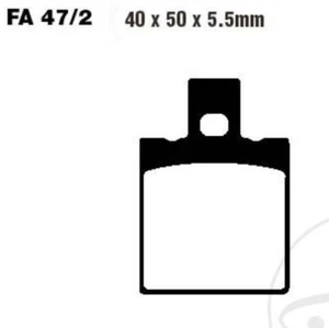 EBC Blackstuff Standard Pastillas Freno Fa047/2 - Imagen 1 de 1