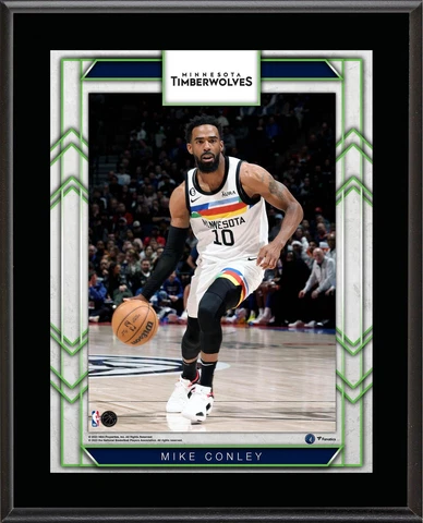 Mike Conley Minnesota Timberwolves 10.5" x 13" Sublimated Player Plaque Cover