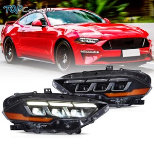 VLAND LED Headlights For 2018-2022 Ford Mustang W/Startup Animation - Picture 1 of 15