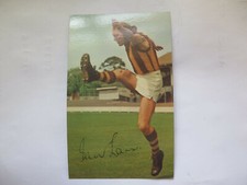 1965 MOBIL VFL FOOTY PHOTO CARD IAN LAW HAWTHORN HAWKS FOOTBALL CLUB    
