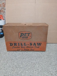 Vintage Drill Saw 1950s Pet Tools Attachment For Electric Drill W/ Box - Picture 1 of 5
