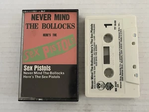 Sex Pistols Never Mind the Bollocks Here's The Sex Pistols Cassette Tape Vintage - Picture 1 of 6