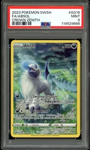 PSA 9 MINT Absol GG16 Crown Zenith Pokemon Card - Picture 1 of 2