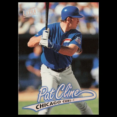 Pat Cline Rookie #544 1997 Fleer Ultra Chicago Cubs Baseball Card MLB NM - Image 1 of 3