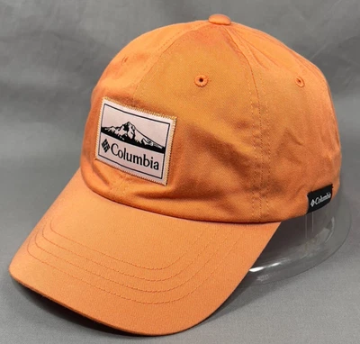 Columbia Sportswear Strapback Hat Cap Peach Slouch Baseball Adjustable Dad Mens - Image 1 of 4