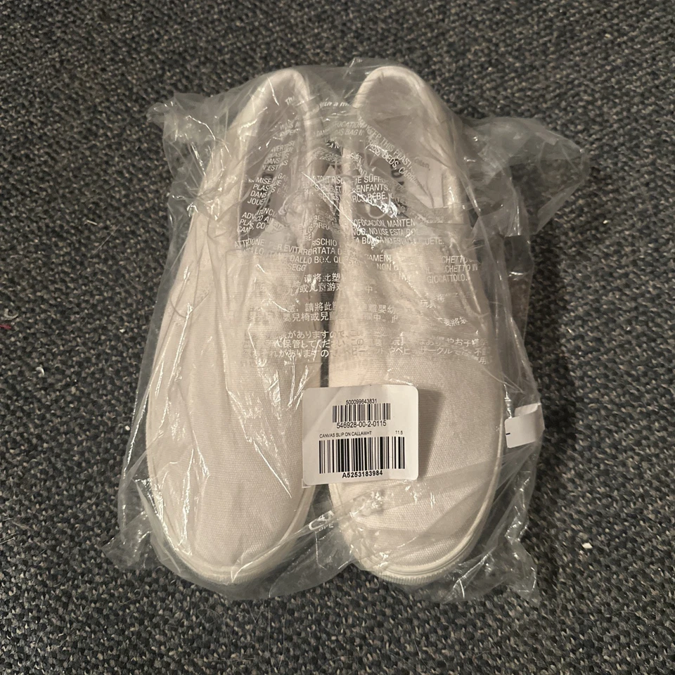 Old Navy Canvas Slip On Shoes White - Image 1 of 4
