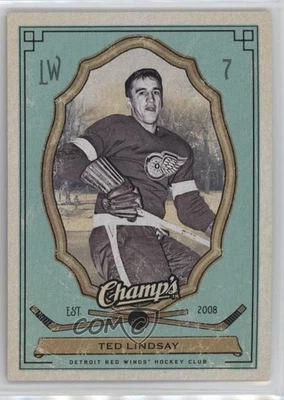 2009-10 Upper Deck Champ's Green Ted Lindsay #42 HOF - Image 1 of 2
