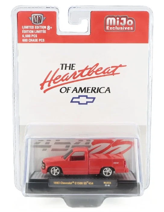 M2MACHINES, CHEVROLET C1500 SS454 Pick-up 1993 - The heartbeat of america ros... - Immagine 1 di 1