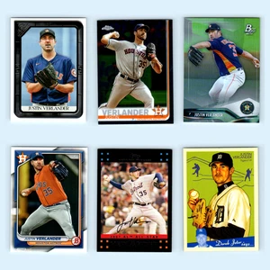 Justin Verlander Lot 6 Baseball Cards 2021 Topps Gallery Houston Astros Set MLB - Picture 1 of 8