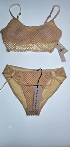 Robin Piccone BIKINI SET 2 PC Pua SZ Medium Beige - Picture 1 of 10