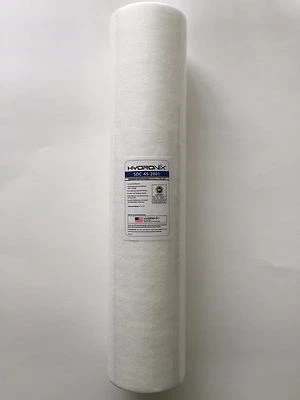 HYDRONIX 1 MICRON BIG BLUE 20"x4.5" SEDIMENT FILTER NSF CERTIFIED - 2 FILTERS - Image 1 of 2