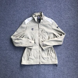 NAPAPIJRI Damen Jacke Gr. M Windjacke Windbreaker Übergangsjacke Logo 3212 Beige - Bild 1 von 11