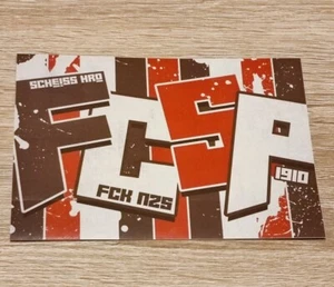 1x St.Pauli Aufkleber Sticker 10,5x14,5cm FC Sankt Pauli Hansa Rostock FCK NZS - Picture 1 of 3
