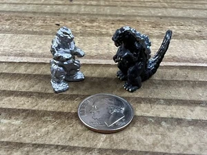 VTG 1994 TOHO Godzilla Micro Battle Playset Mechagodzilla Godzilla Mini Figures - Picture 1 of 6