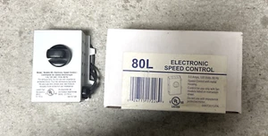 BROAN NUTONE Variable Speed Control, 3.0 Amp, 120 Volts, 60 Hz 80L - Picture 1 of 1