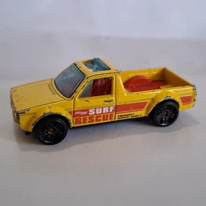 Hot Wheels VW Volkswagen Caddy Mini Truck Surf Rescue Yellow Hot - Picture 1 of 7