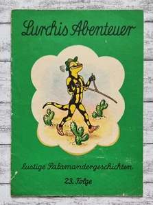 1961 Lurchis Abenteuer 23. Folge Salamander Wünschelrute Schuhe Comic Werbung - Picture 1 of 3