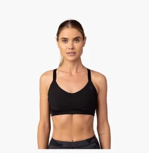 Fox Racing Women's Tecbase Sports Bra Black Size Small 30305-001-S - Picture 1 of 7