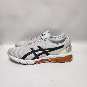 Asics Gel Quantum 180 5 Grey Black Orange Men’s Size 12.5 Shoes 1201A036 - Picture 1 of 8
