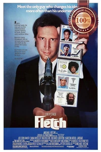 FLETCH 1985 80s CHEVY CHASE ORIGINAL CINEMA FILM MOVIE PRINT PREMIUM POSTER - Picture 1 of 6
