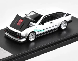 BN RM 1:64 White GTV6 Widebody Hatchback Sports Model Diecast Metal Car - Picture 1 of 3