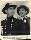 Press Photo Barney Phillips Michael Pate In Episode Of Death Valley Days