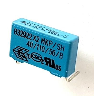 [2pcs] 0.1uF 100nF, 305V, Safety Cap X2, EPCOS (TDK) P15mm *BEST*QUALITY–ref:880