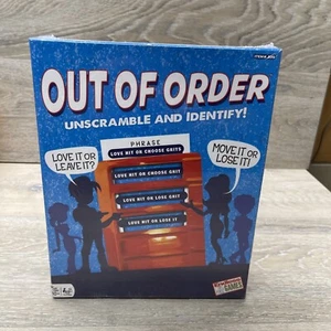 OUT OF ORDER Brettspiel - Unscramble & Identify - 2017 Neu / Sealed Familienspiele - Bild 1 von 3