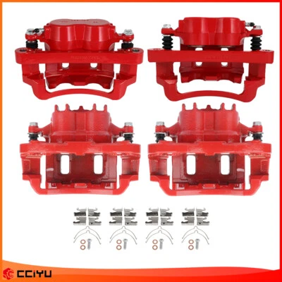Front and Rear Brake Calipers For 2000 2001 2002 2003 2004 Ford F-250 Super Duty Foto 1 de 4