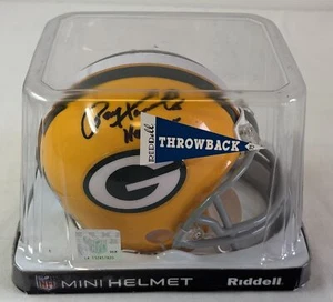 Green Bay Packers SIGNED mini football helmet ~ PAUL HORNUNG - Picture 1 of 5