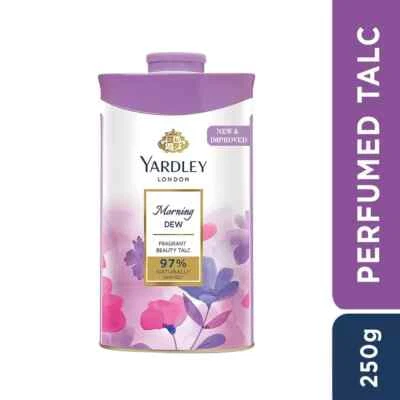 Yardley London Morning Dew Perfumed Talcum Powder for Women Talc, 250g (8.8 oz) - Image 1 of 3