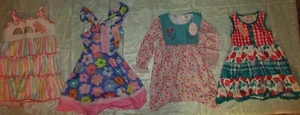 LOT OF FOUR MARIE NICOLE GIRL'S DRESSES, SIZE MEDIUM, NEW WITH TAGS, LOT #4 - Picture 1 of 5