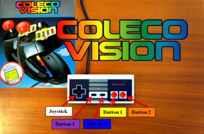 Modded Super Action Controller Joystick for Colecovision Mod - Image 1 of 4