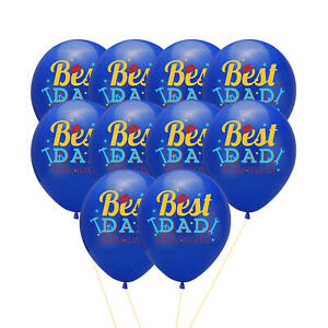 10Pcs Happy Fathers Day Balloons Set For Party Backdrop Ornaments Balloons New