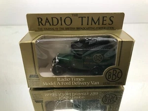 LLEDO DG13 FORD MODEL A VAN - 50YEARS BBC THE RADIO TIMES - GOOD IN BOX - Picture 1 of 4