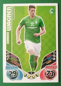 TOPPS Sandro Wagner Werder Bremen Bundesliga 2011/12 Match Attax Trading Card - Bild 1 von 1