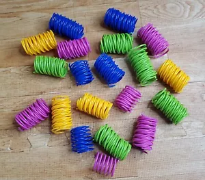 Cat Plastic Coil Spiral Spring Toys Lot of 60+ - Picture 1 of 3