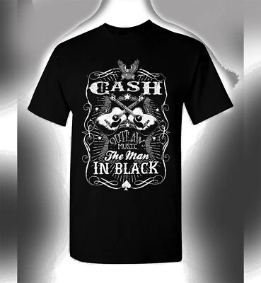 Johnny Cash T-Shirt, The Man in Black Shirt, Outlaw Country Shirt, Rock Shirt - Image 1 of 4