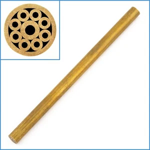 Pattern L Brass Knife Handle Mosaic Rod 90mm x 6mm Rivet Tube Blade Insert Pin - Picture 1 of 4