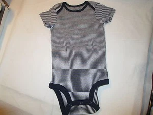 Carter's Boys One Piece 12 Month Cute Striped New, no Tags - Picture 1 of 1
