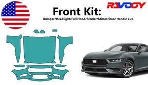 For Ford Mustang Ecoboost 2024-2025 Front Paint Protection Film PreCut Kit PPF - Picture 1 of 7