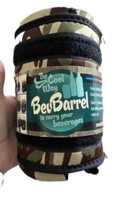 New Bev Barrel Camo Carry Your Beverages 7 Drinks Cans Bottles - Picture 1 of 4