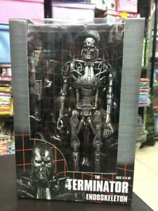 The Terminator Action Figure Endoskeleton T-800 with Plasma Rifle with Box Toy