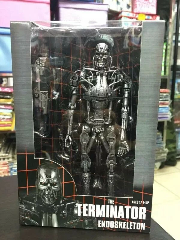 The Terminator Action Figure Endoskeleton T-800 with Plasma Rifle with Box Toy - Image 1 of 3