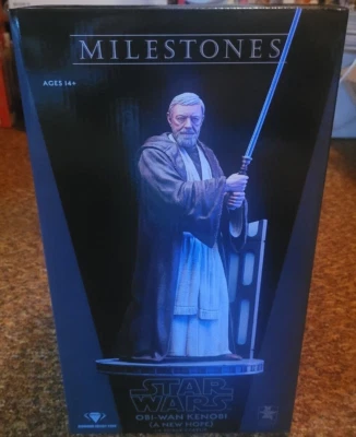 Estátua Star Wars: A New Hope Ben Kenobi Milestones escala 1:6 por Diamond Select. - Imagem 1 de 2
